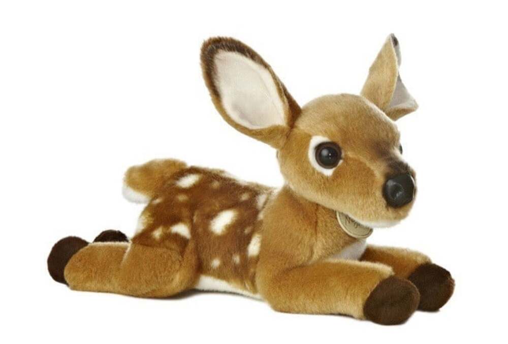 Aurora 2020 Miyoni Fawn Realistic Deer Plush Stuffed Animal 9-inch Toy Soft Deer